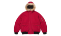 Reversible Faux Fur Hooded Work Jacket "SS26 - Red" SU27010
