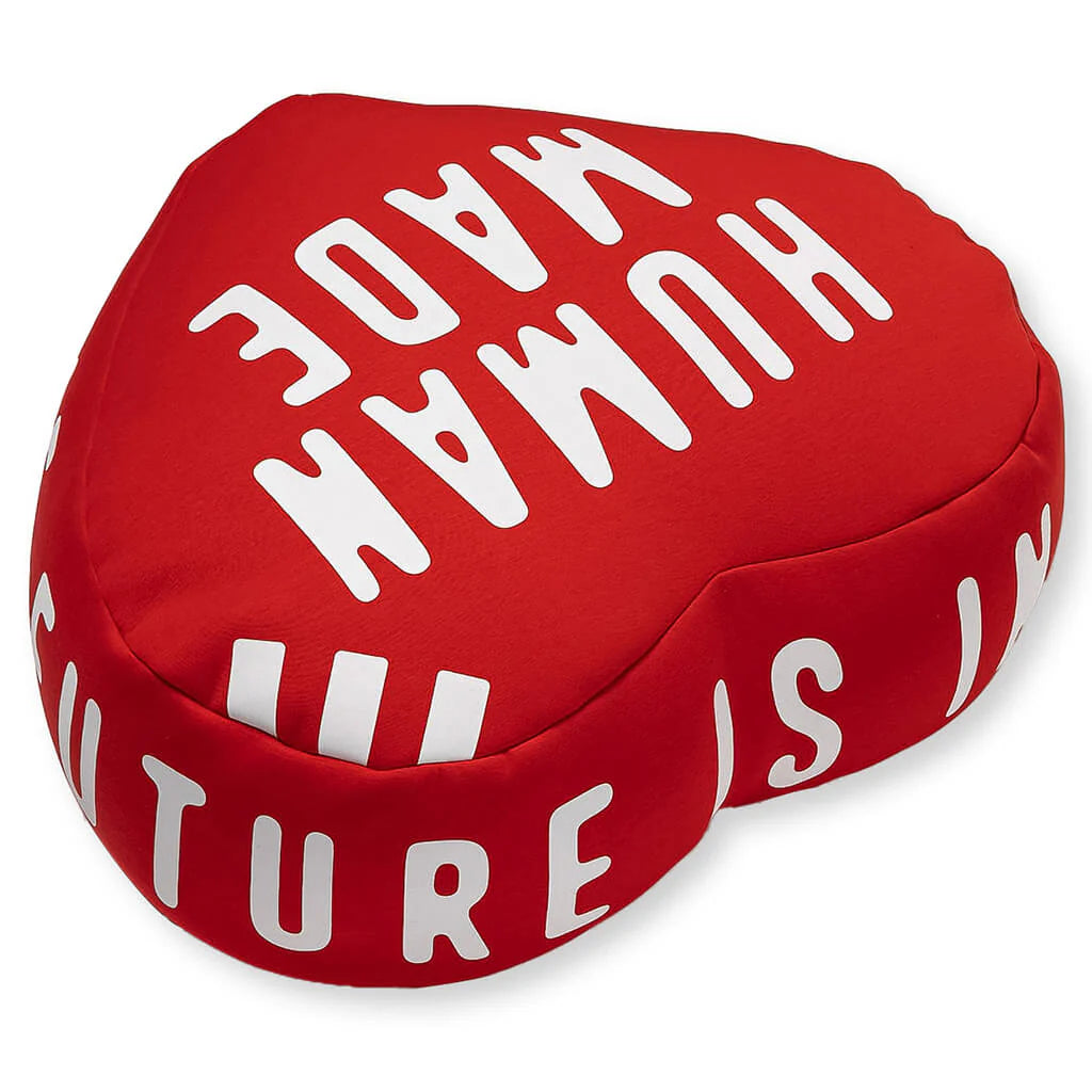 Heart Beads Cushion Red