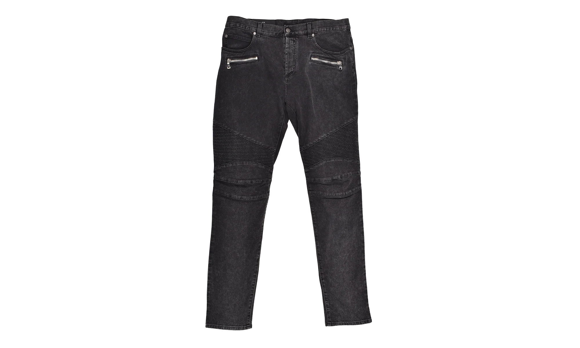 Ribbed Slim Jeans "Black" AH1MG005DB670PC