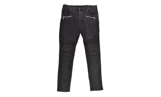 Ribbed Slim Jeans "Black" AH1MG005DB670PC