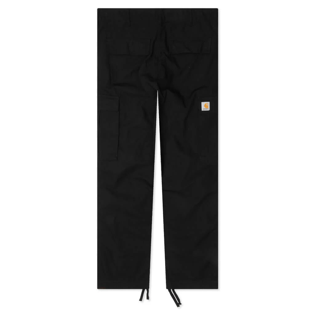 Regular Cargo Pant Rinsed Black