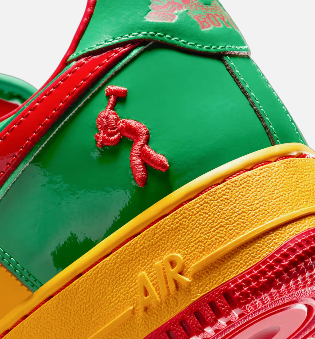 Lil Yachty x Air Force 1 Lucky Green Mens Lifestyle Shoe Lucky Green Mystic Red University Gold Limit One Per Customer