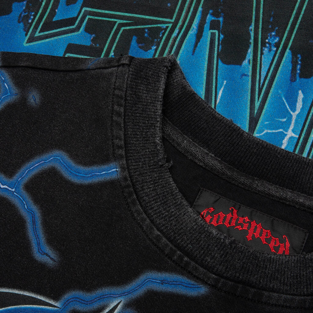 Voltage Sleeveless T Shirt Blue