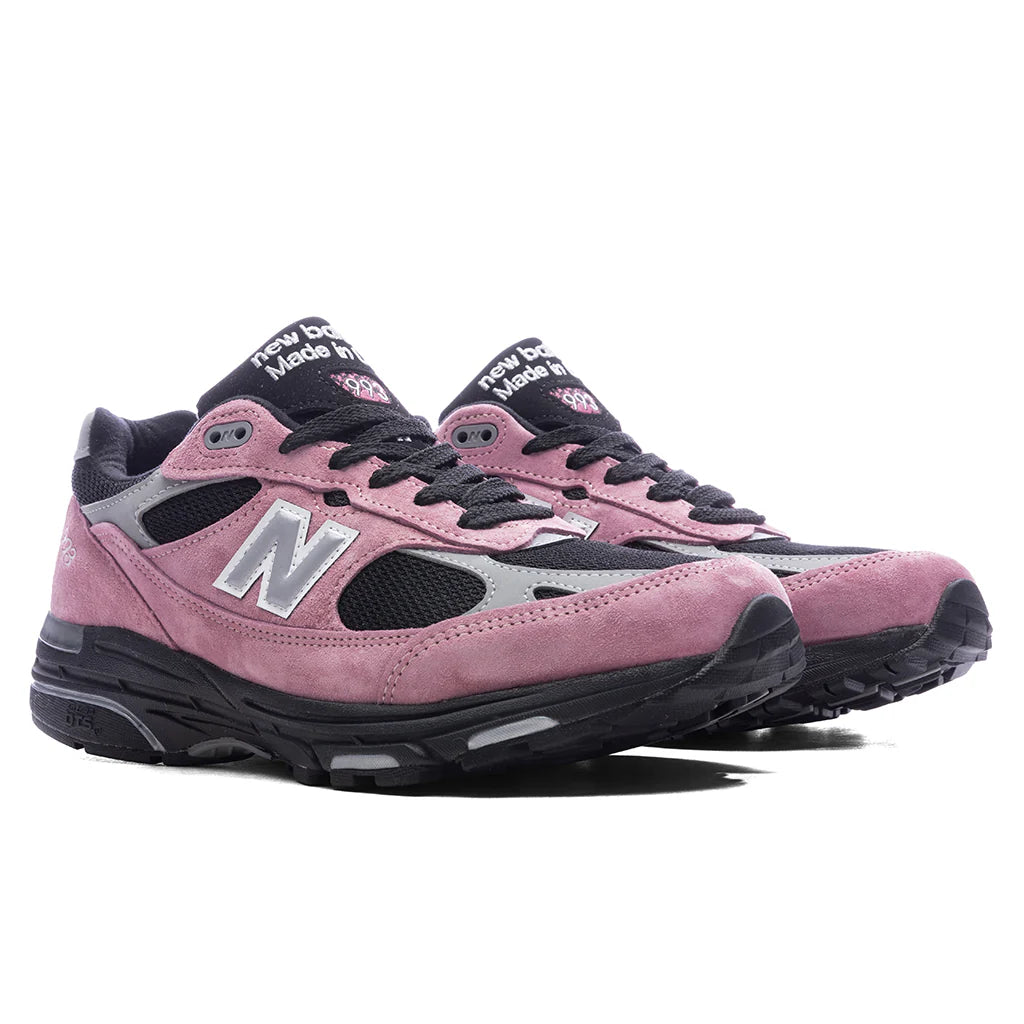 Made in USA 993 Pink Taffy Black Slate Grey