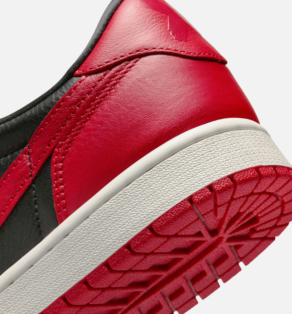 Air Jordan 1 Retro Low OG Banned Mens Lifestyle Shoe Black Black Varsity Red Summit White Free Shipping