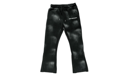 Prefall Flare Sweatpants "Black Washed" RET004