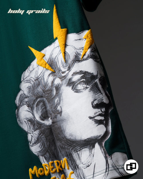 Modern Problems Green Tee HG x Grey Hound Clothing