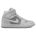 Womens Air Jordan 1 Mid Photon Dust White Atmosphere Grey