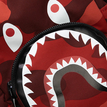 Color Camo Shark Mini Bag Red