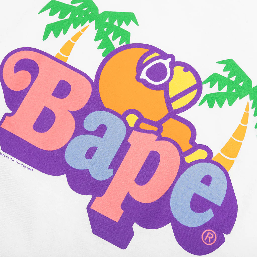 Colors Milo on Bape Summer Tee White