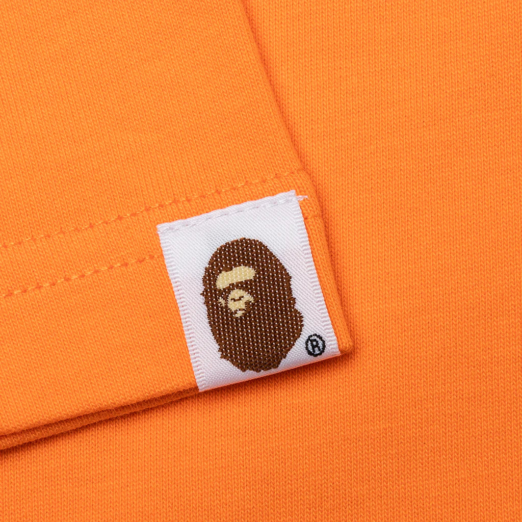 Comic Art Ape Head Relaxed Fit Tee Orange