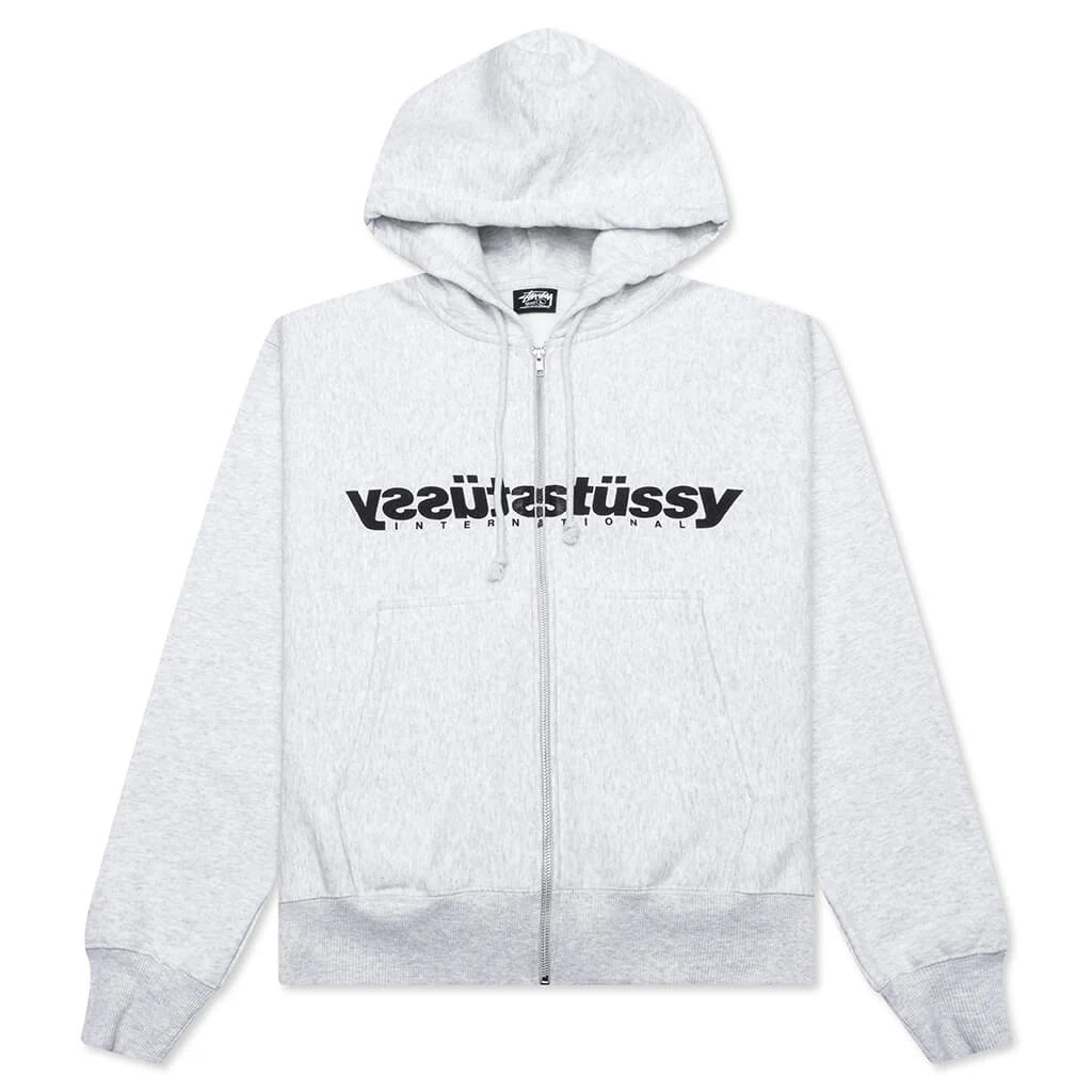Mirror Zip Hoodie Ash Heather