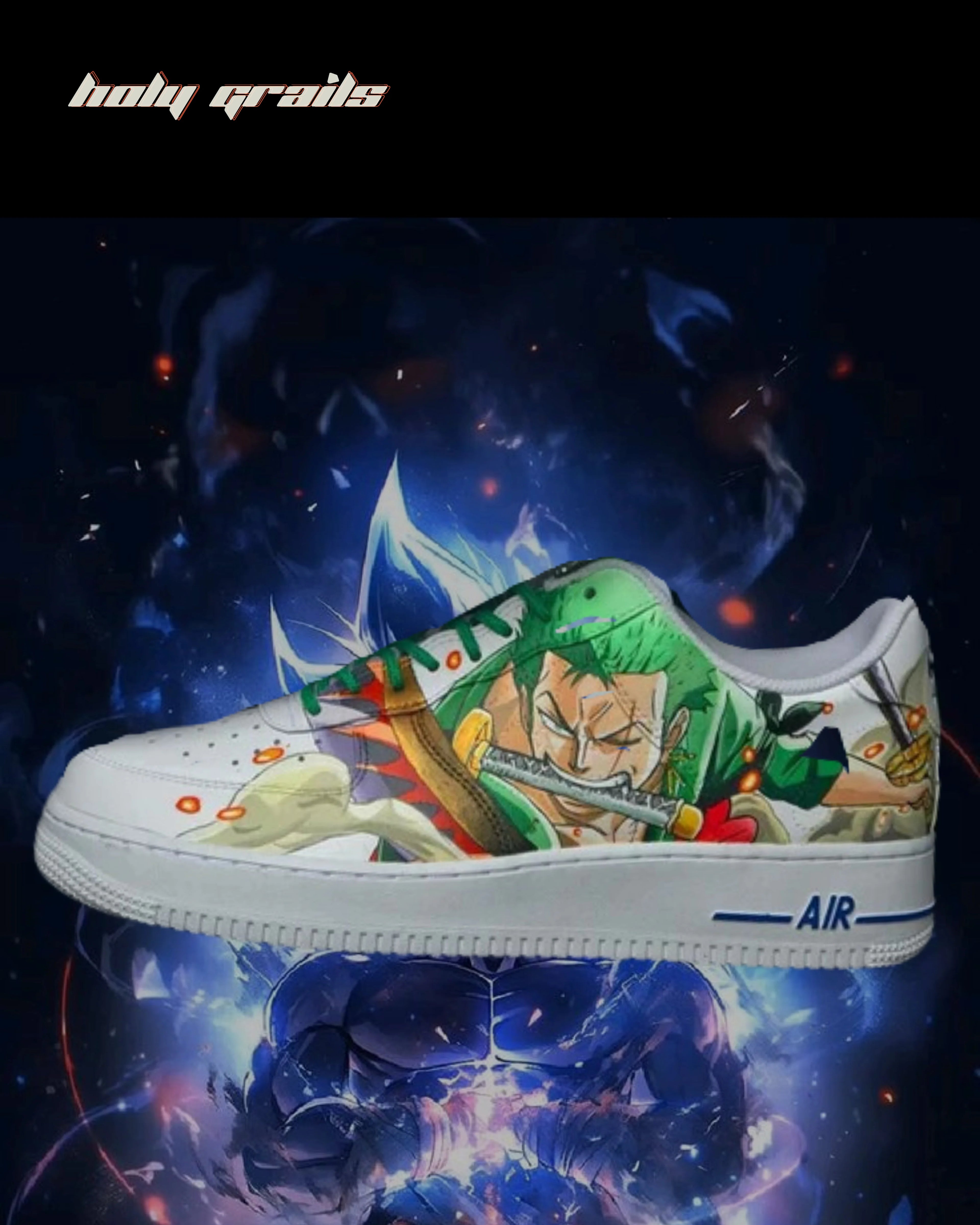 Air Force 1 x Zoro x Luffy