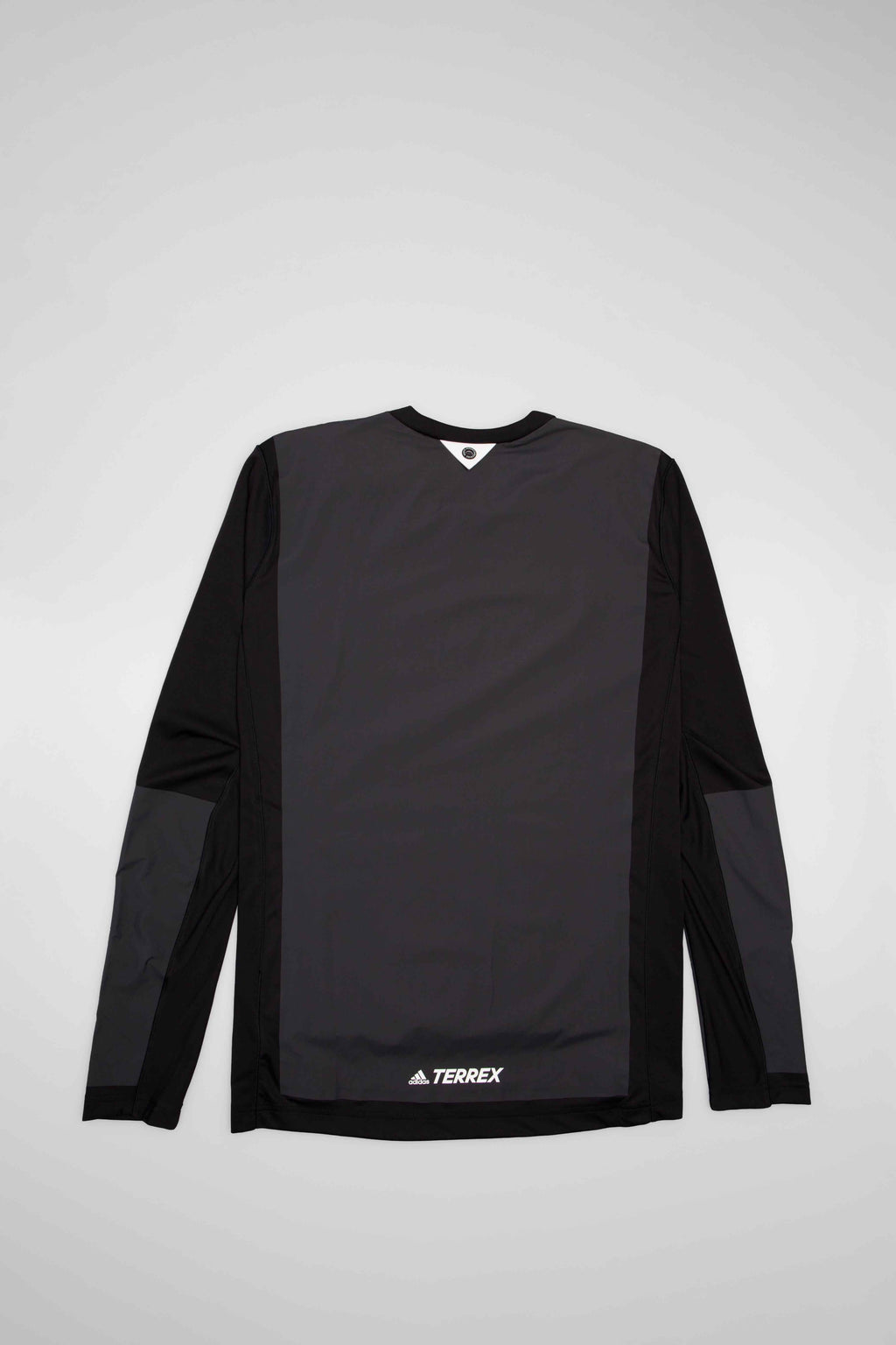 Agravic Bonded Long Sleeve Mens T Shirt Black White