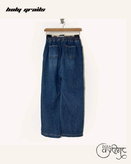 Just A Patch Blue Denim Jeans HG x Just A Karigar