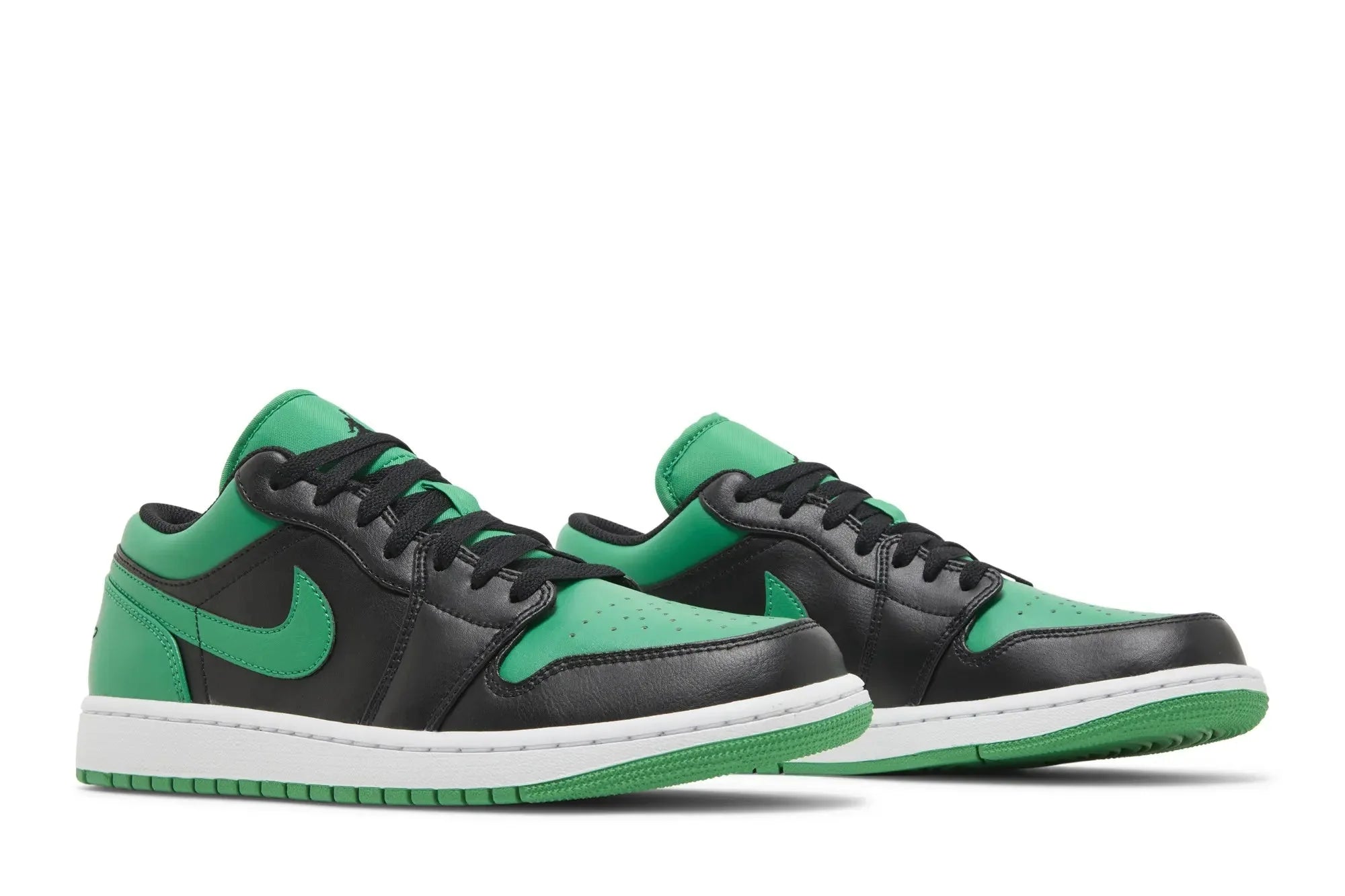 Jordan 1 Low Black Lucky Green