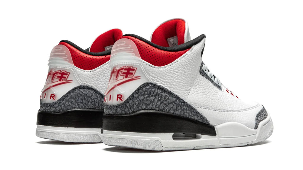 Air Jordan 3 Retro SE T Denim Japan Exclusive Fire Red