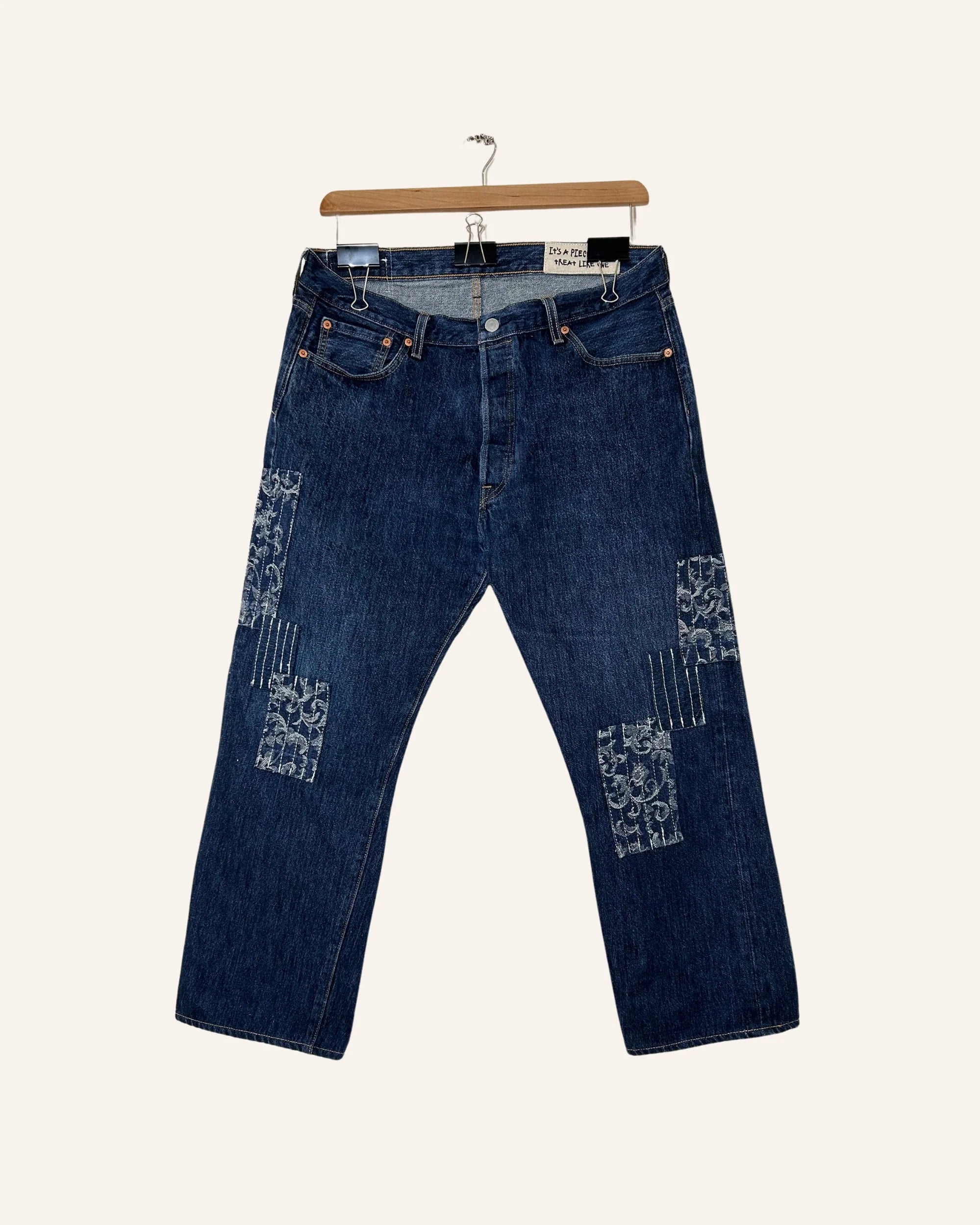 Just A Denim Dark Blue Denim Jeans HG x Just A Karigar