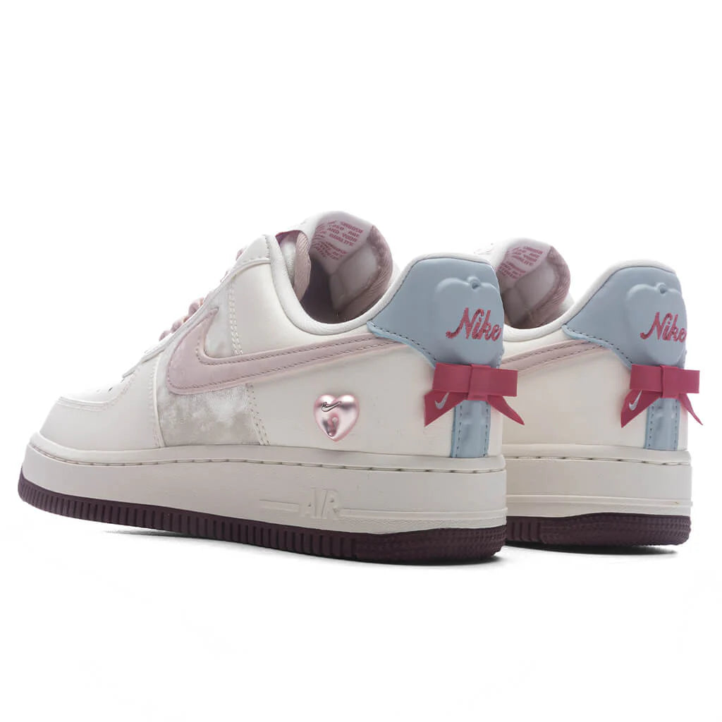 Womens Air Force 1 07 Valentines Day Sail Silt Red Light Armory Blue