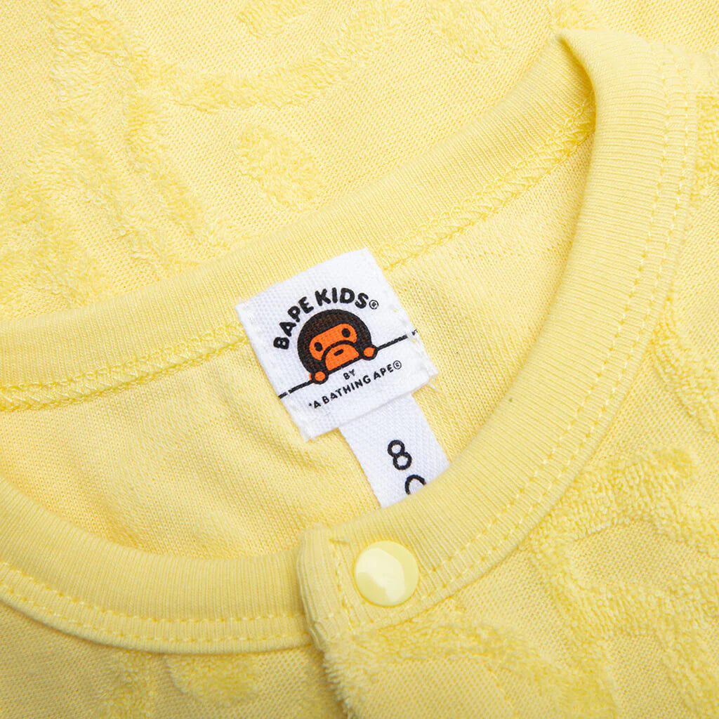 Infants All Baby Milo Pile Rompers Yellow