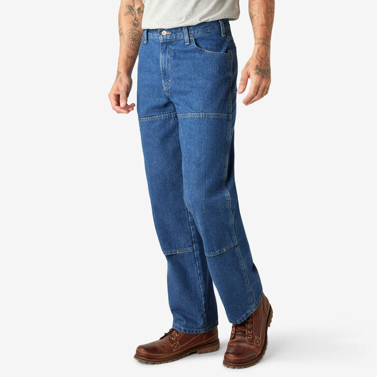 Dickies Relaxed Fit Double Knee Pants Indigo