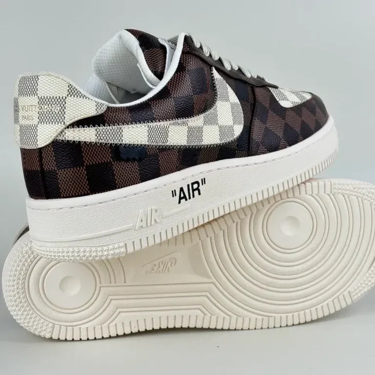 Louis Vuitton x Nike Air Force 1 Royal Black