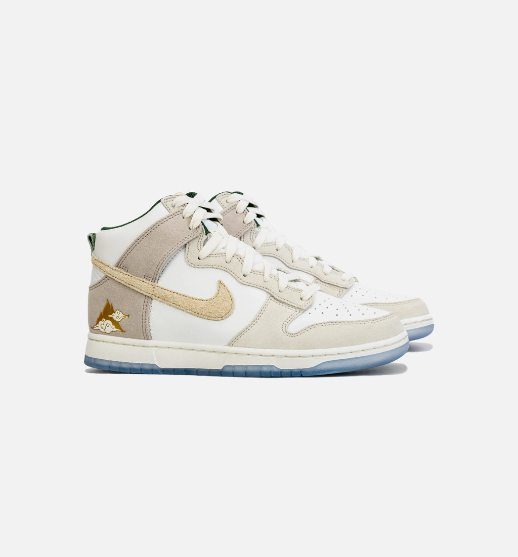 Dunk High Gold Mountain Mens Lifestyle Shoe White Gold