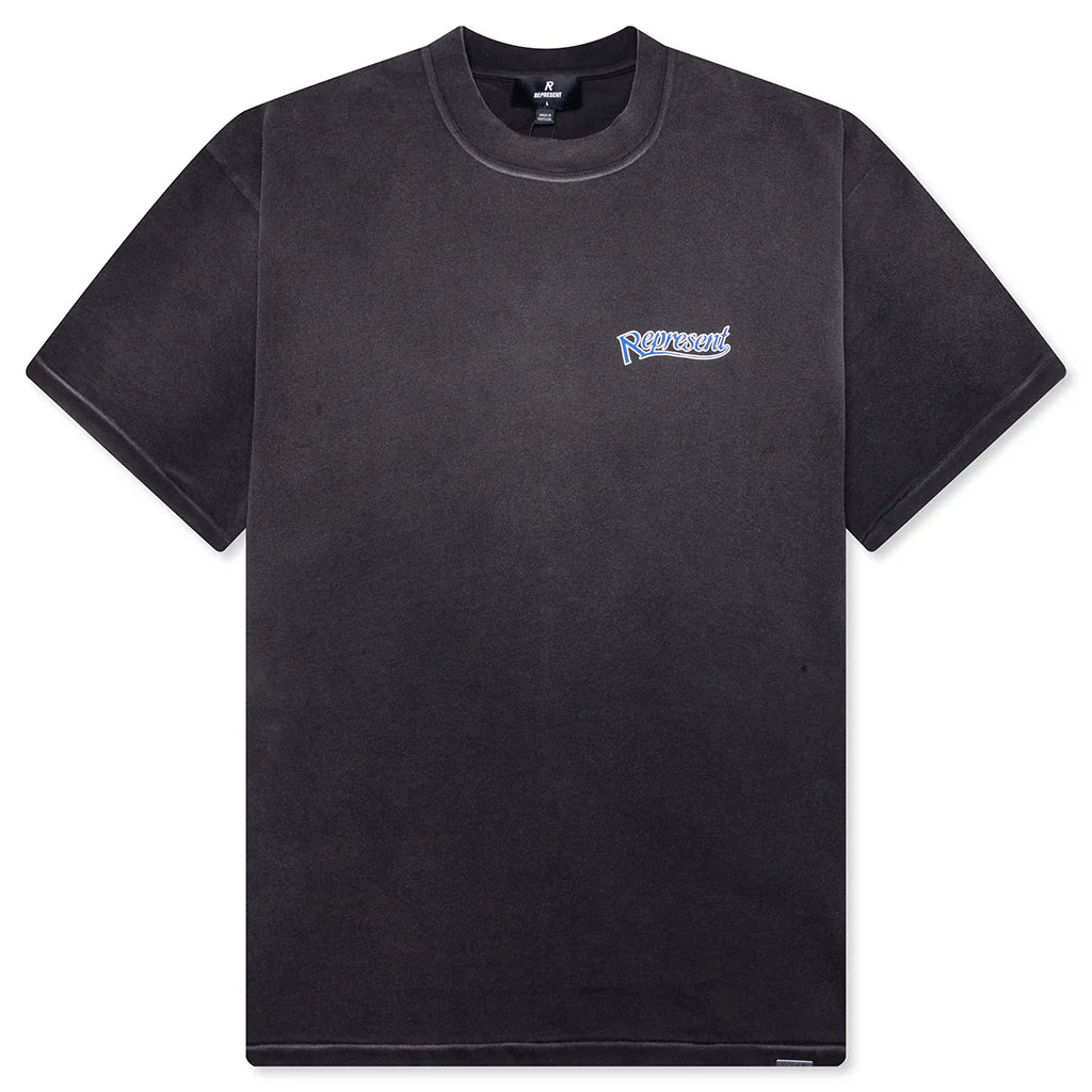 Showcasing T Shirt Stained Black
