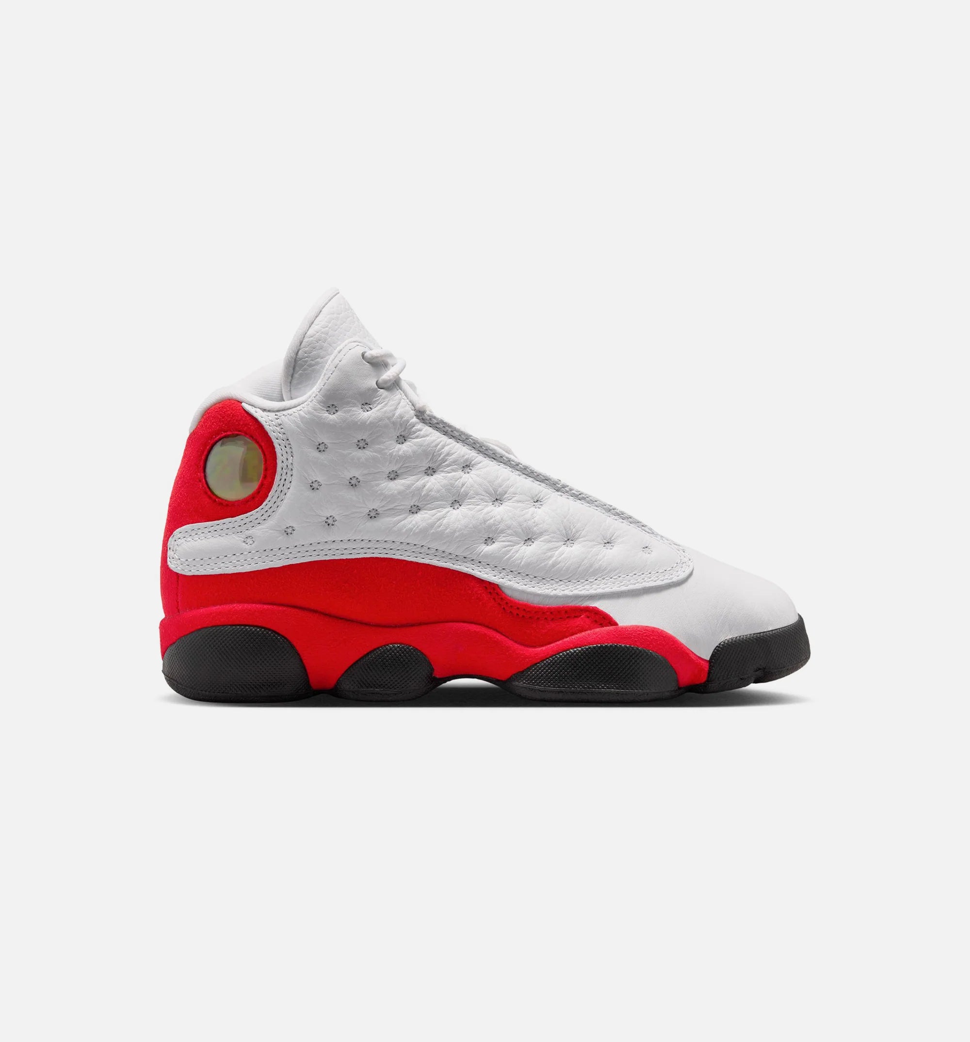 Air Jordan 13 Retro White And University Red Grade School Lifestyle Shoe White Black True Red