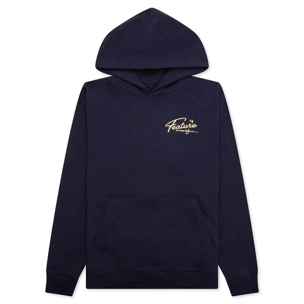 Feature x Wynn Shine Hoodie Navy