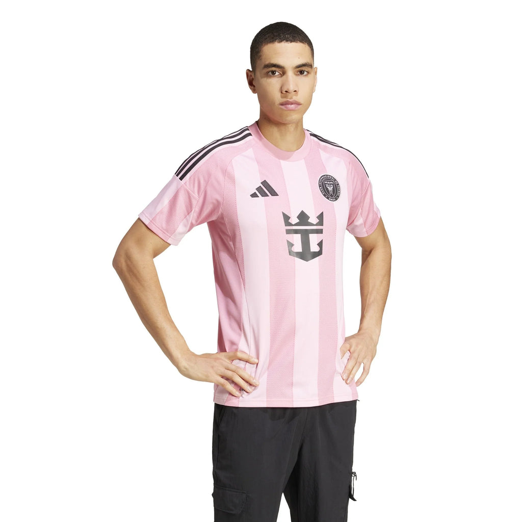 adidas Mens Inter Miami CF Messi Home Jersey 25 26 Pink
