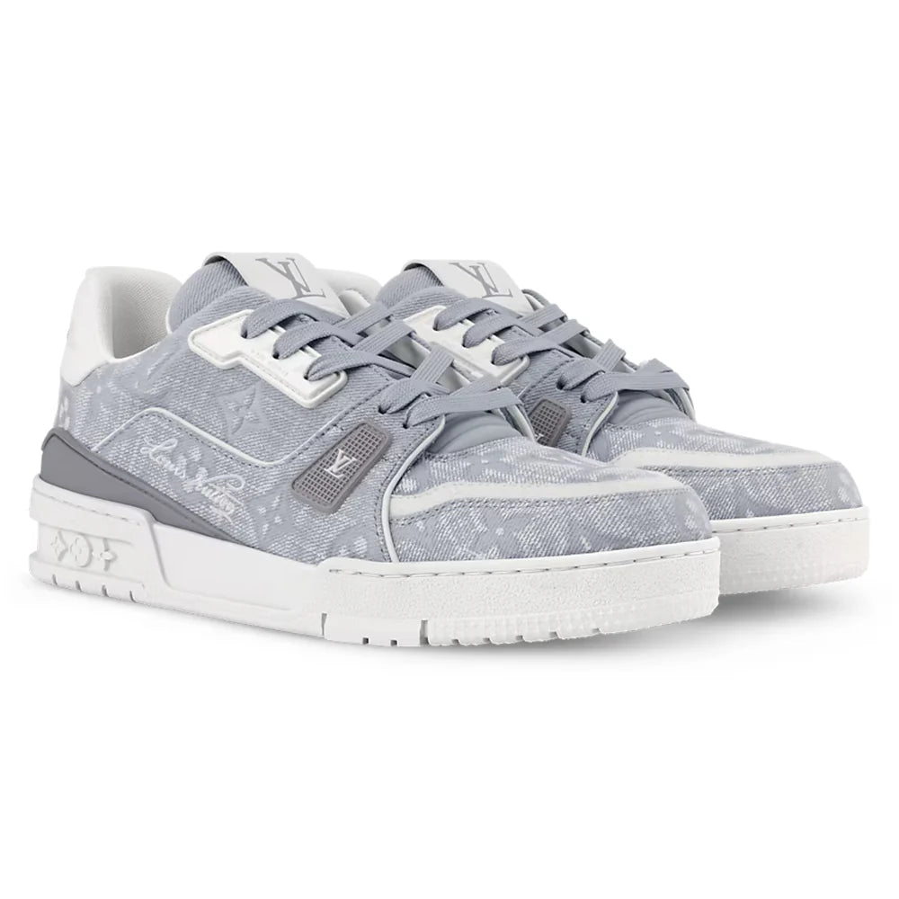 LV Trainer Gray Canvas