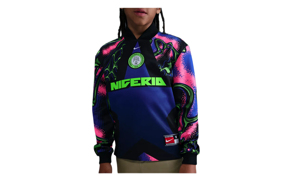 Nigeria Hollywood Keeper Dri-FIT Soccer Jersey GS "Black / Hyper Pink / White" IO2404 010