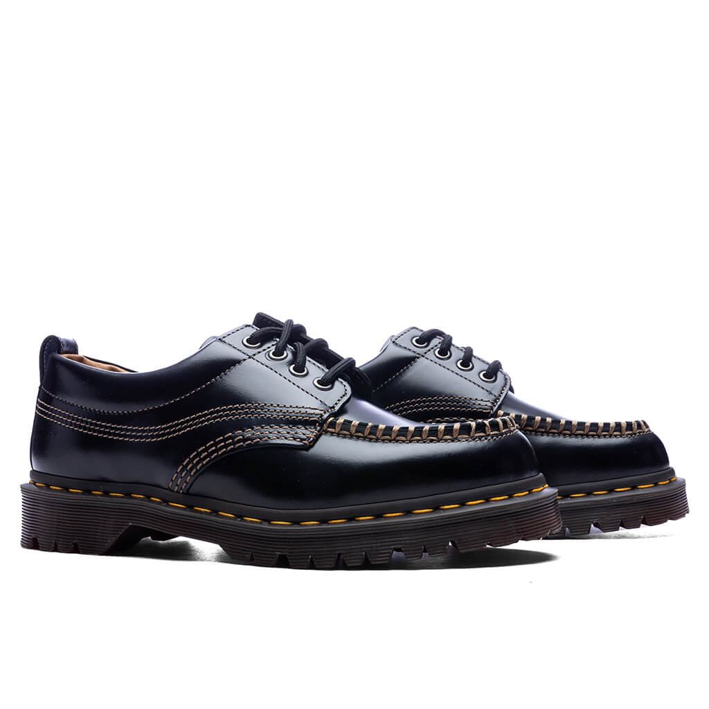 Lowell Leather Moc Toe Black