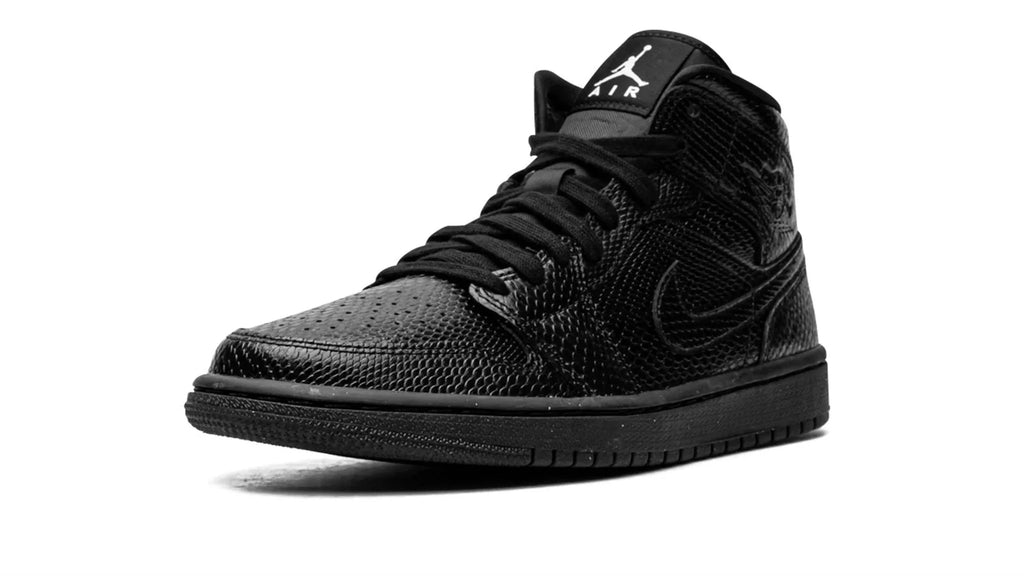 AIR JORDAN 1 MID WMNS Black Snakeskin