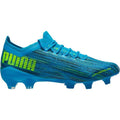 PUMA Ultra 12 FG Firm Ground Boots Blue Yellow