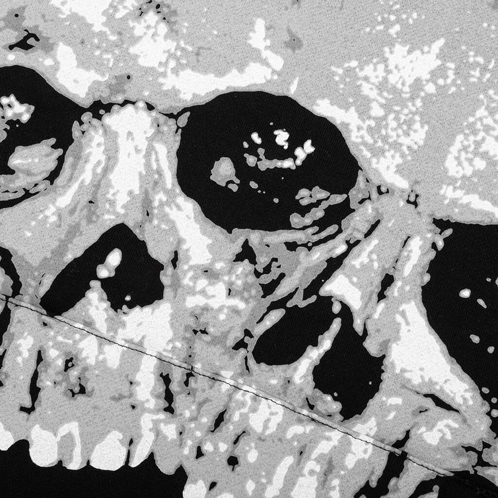 Double Skull Hoodie Black