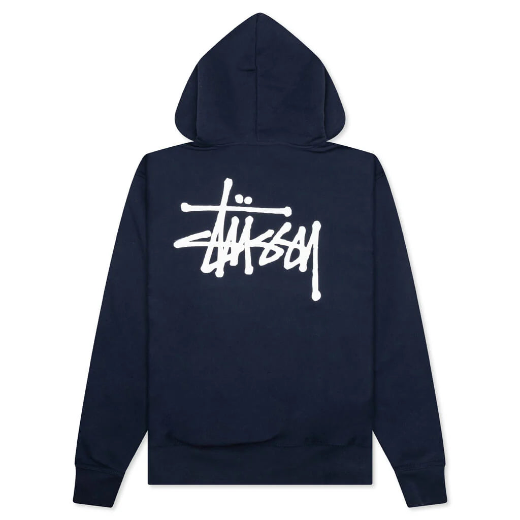 Basic Stussy Hoodie Navy
