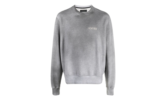 Aged Puff Logo Crewneck Sweatshirt "Grey" AW22MJL052 030
