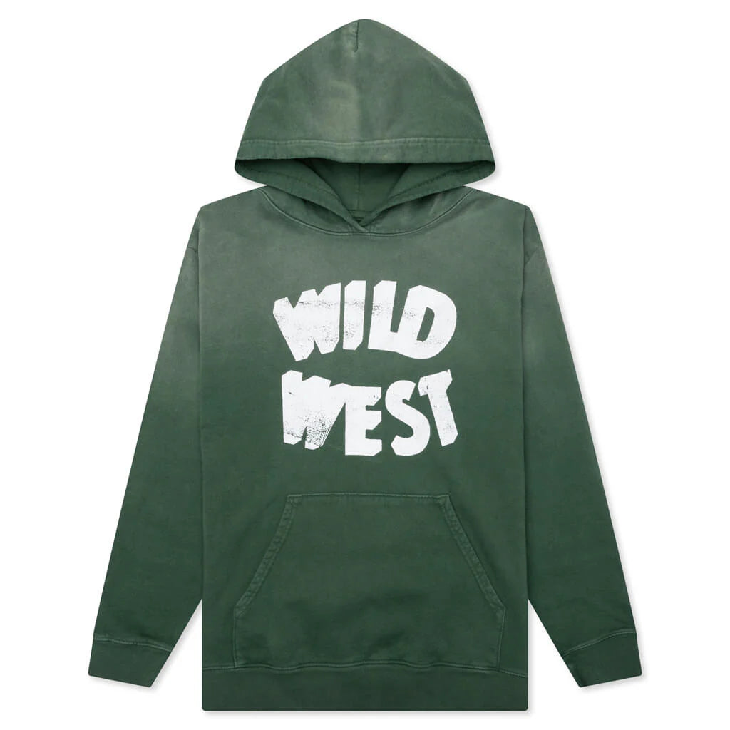 Wild West Hooded Sweatshirt Olive Green