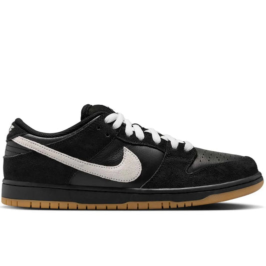 Nike SB Dunk Low Pro Black White Black Gum Light Brown