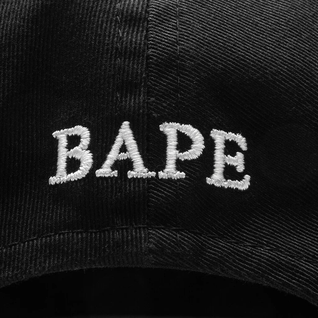 One Point Panel Cap Black