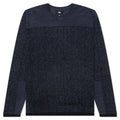 Engineered Panel Sweater Navy