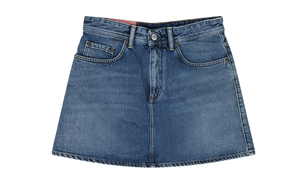 Denim Mini Skirt WMNS "Blue" ASO WBTM 0001