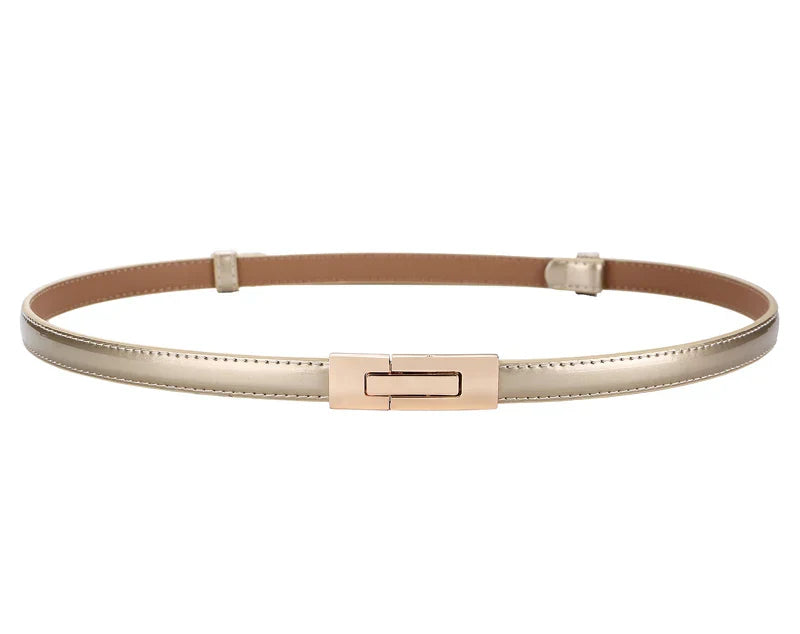 Cinto de Couro Ajustável Feminino Cortona
