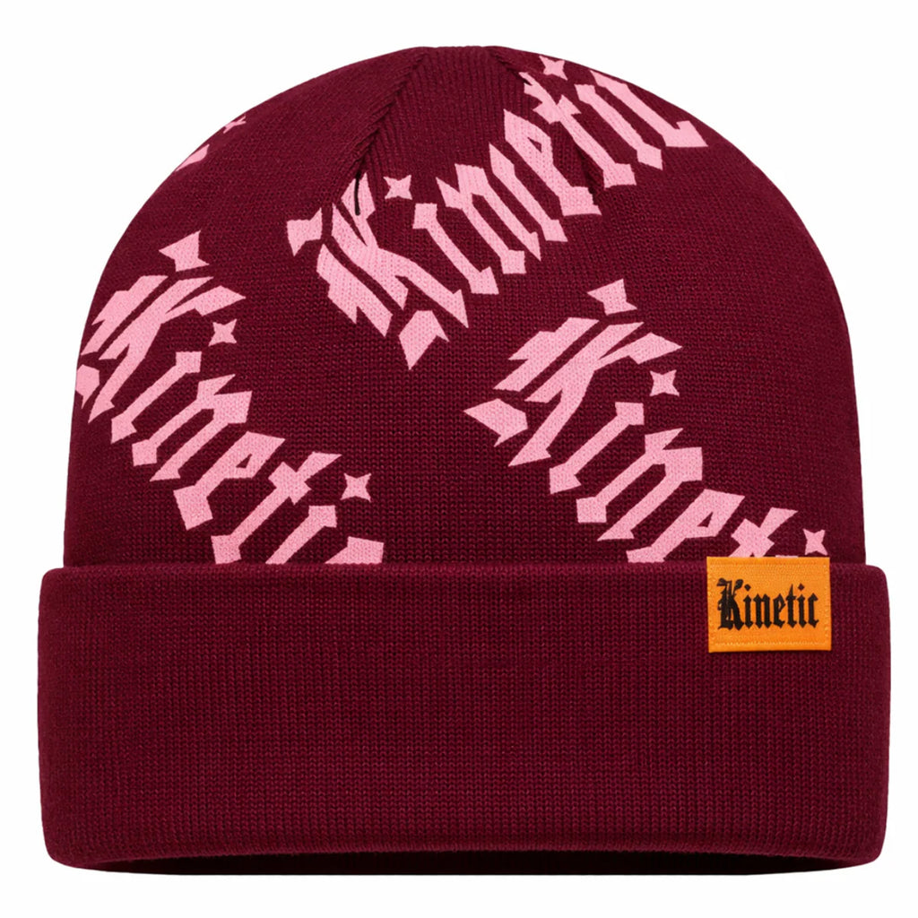 Kinetic ITS ALL OVER Knitted Cuff Beanie