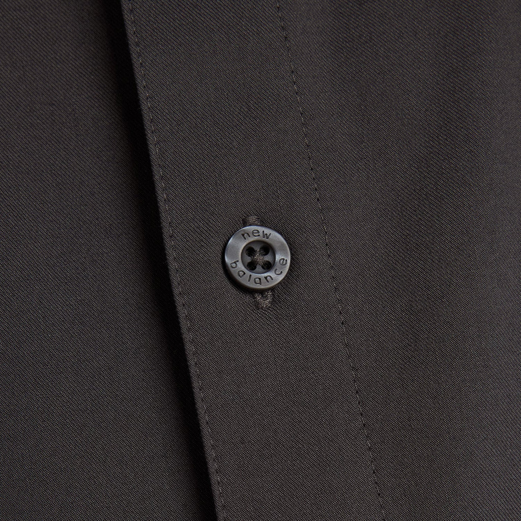 New Balance Numeric Button Up Shirt Dark Grey