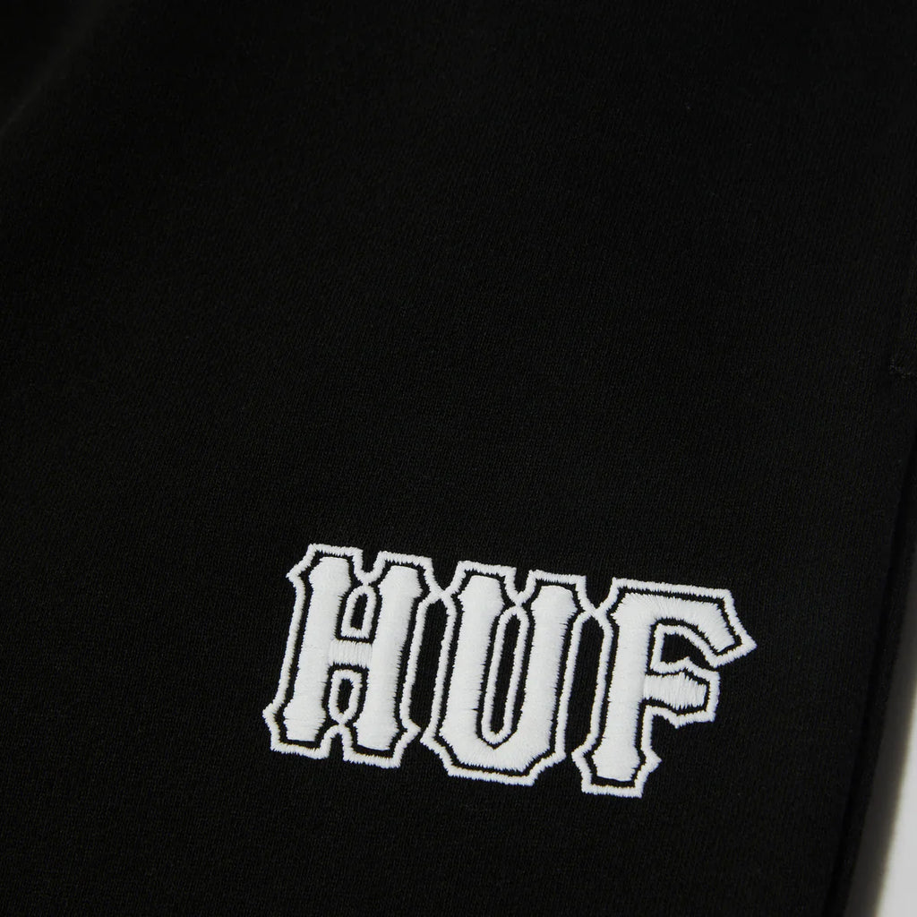 HUF Classic Logo Fleece Pant Black