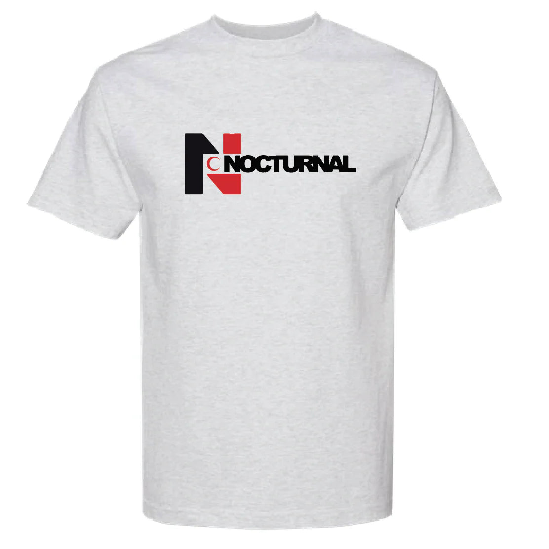 Nocturnal OG N Split Tee Ash Grey