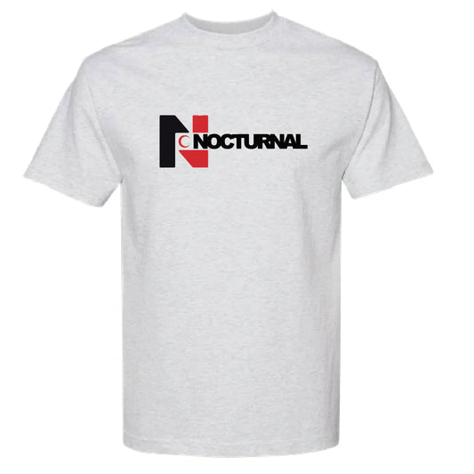 Nocturnal OG N Split Tee Ash Grey